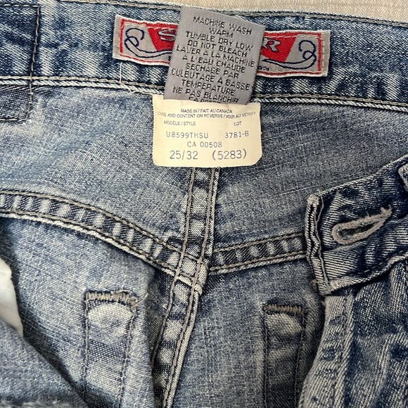 Silver Jeans women’s blue wash, button fly, size 25/32 - Picture 4 of 6